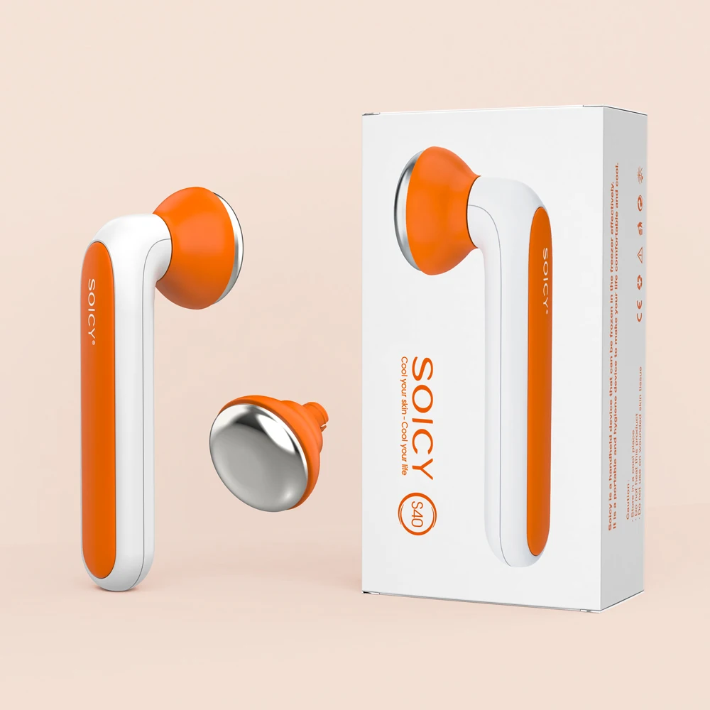 

Face Massager Ice Roller for Face Eyes Neck Massage Roller Facial Cooler Summer Skincare Tool Cooling Dermaroller Ice Compress