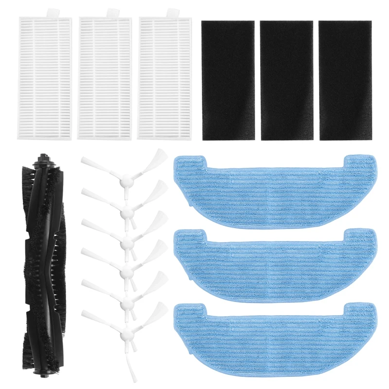 

Сменная роликовая щетка, боковая щетка, фильтр НЕРА, ткань для швабры для Neabot Q11 аксессуары для робота-пылесоса