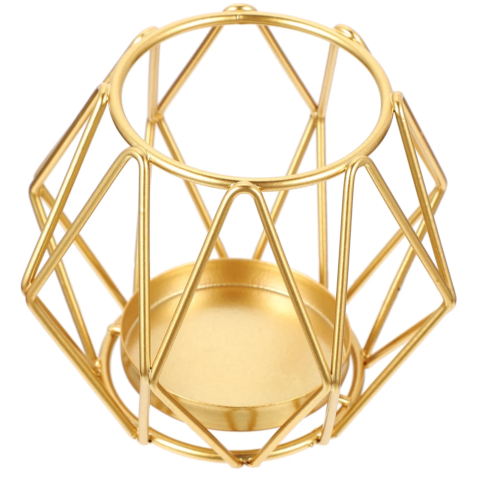 

Party Desktop Decor Home Accents Iron Candlestick Glass Pillar Holder Table European American Wedding Unique