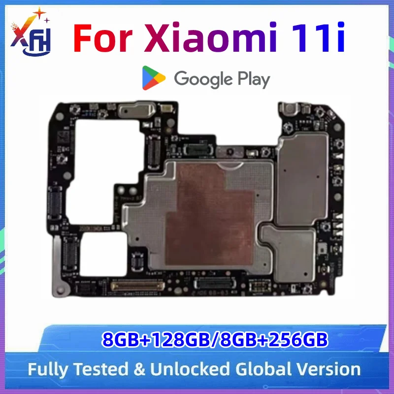 

XIFEHHE 100% Original Unlocked Motherboard For Xiaomi 11i Mi 11i Logic Circuit MainBoard With Global Version Good Woking