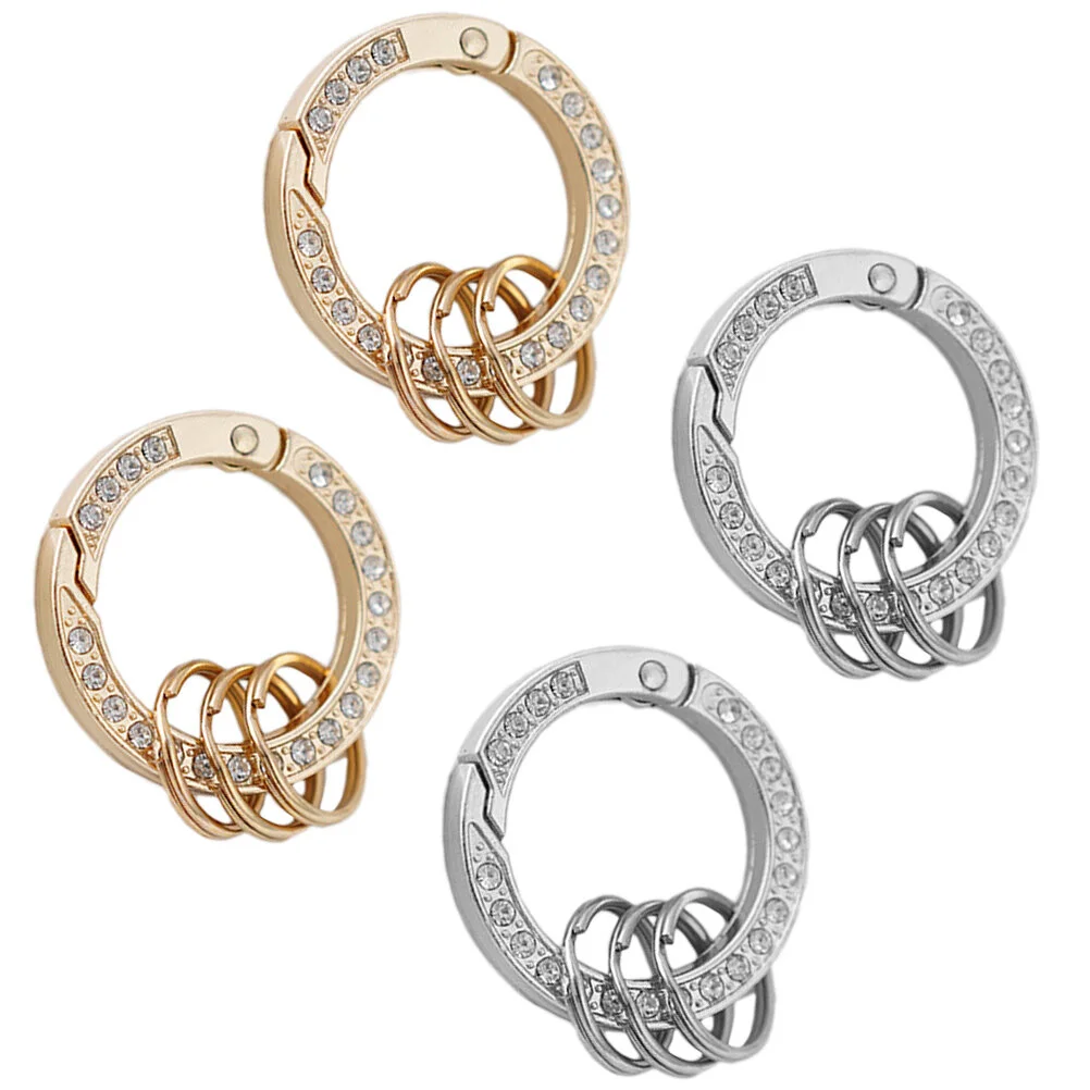 Pendant Set Key Chains Women Car Keys Keychain Purse Charms Handbags Accessories Bling Keychains Holder