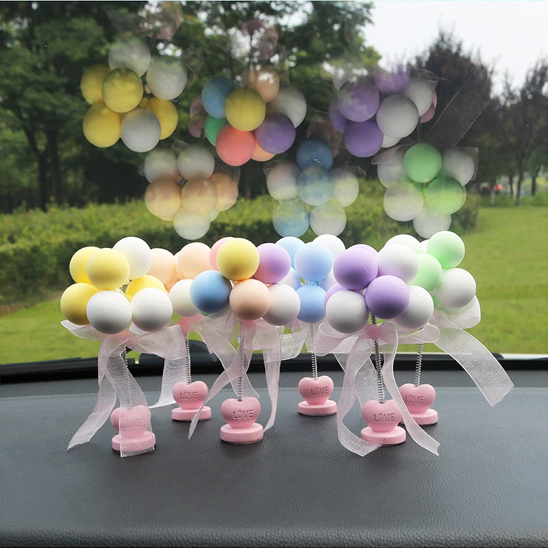 

Spring Sharking Charming Confession Balloon Lovely Car Interior Decoration Console Dashboard Auto Ornament Supplies Accessories