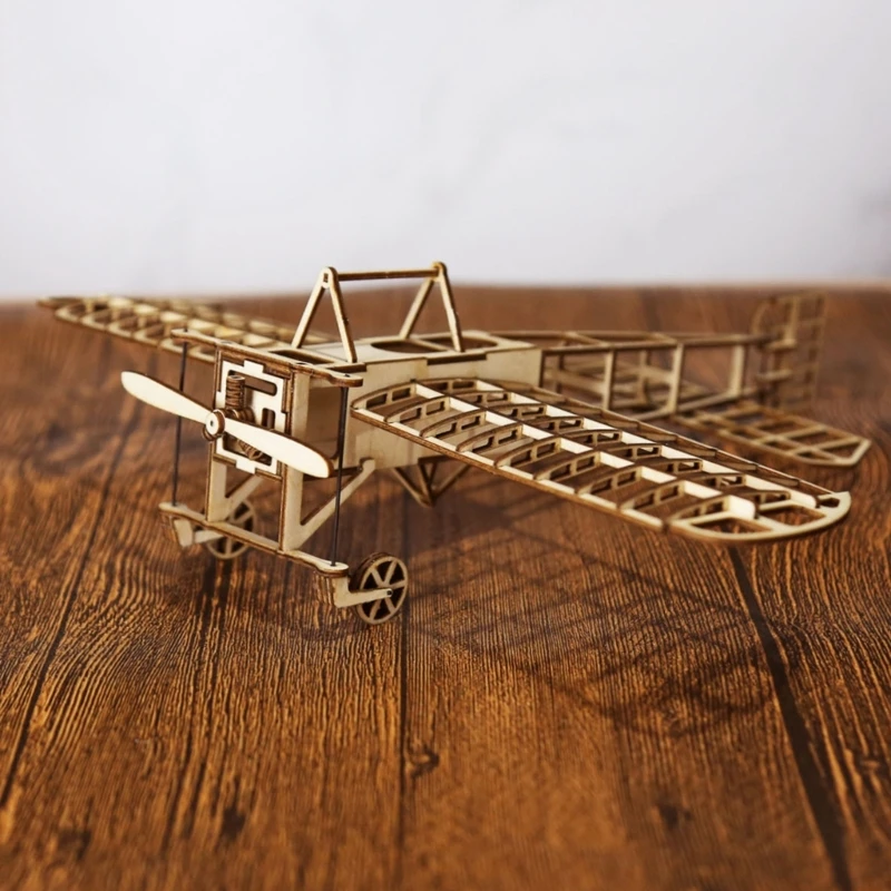 Игрушка для малышей поделки из дерева модель самолета игрушка-головоломка