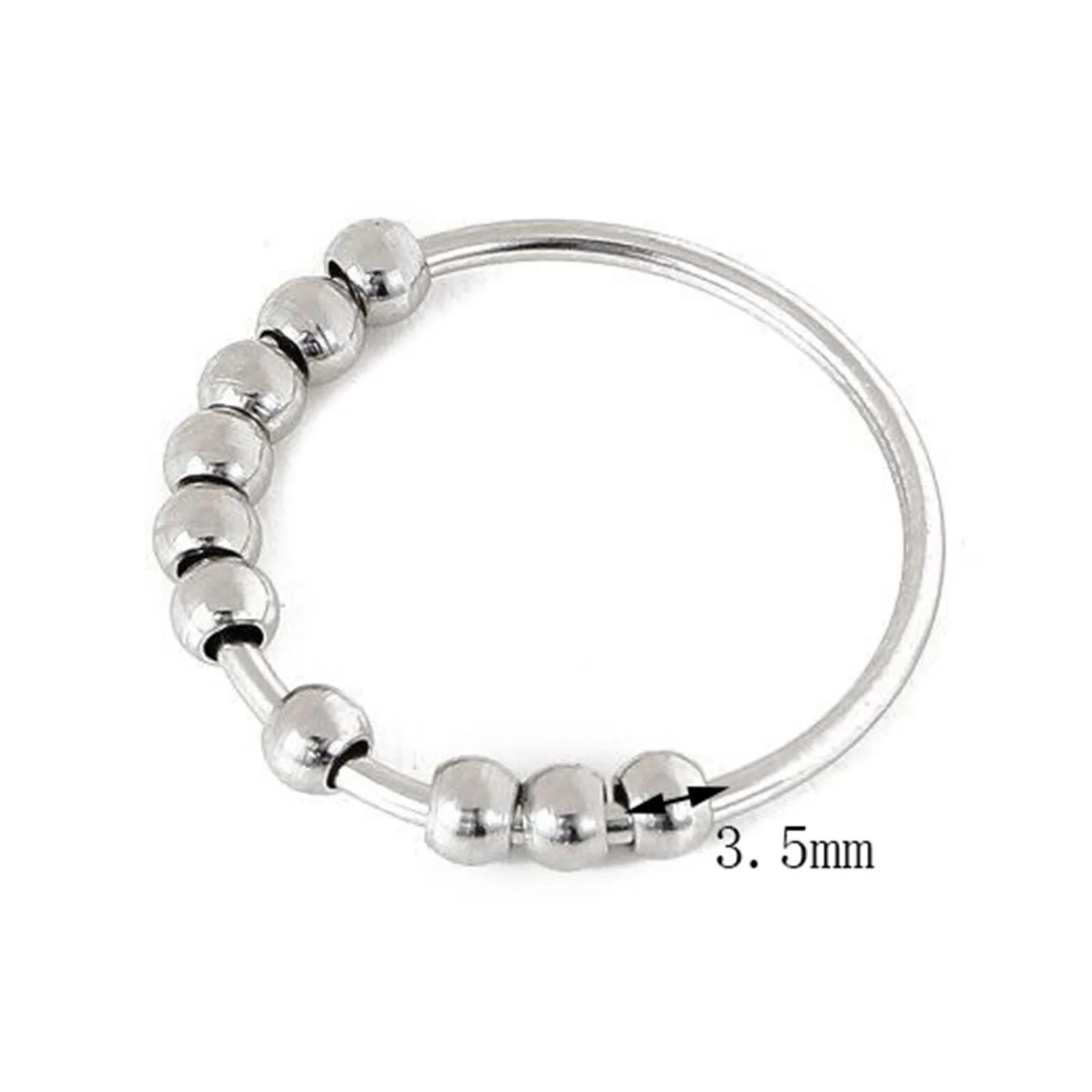 1 шт. простое медное Нерегулируемое кольцо для снятия стресса и тревоги с