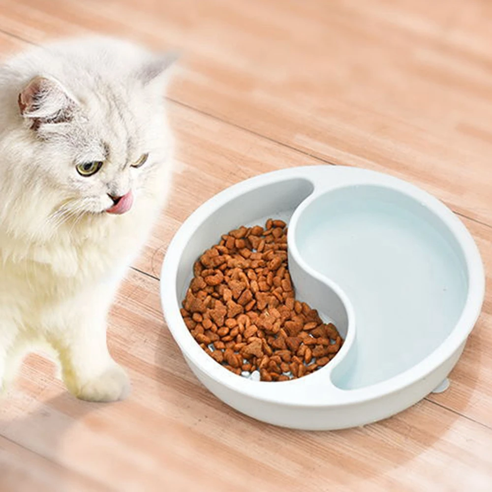 

Non-slip Cat Bowls Pet Bowls with Suction Cup Pet Food and Water Bowls Feeders Pet Products Cat Bowl for Home Room Outdoor Gift