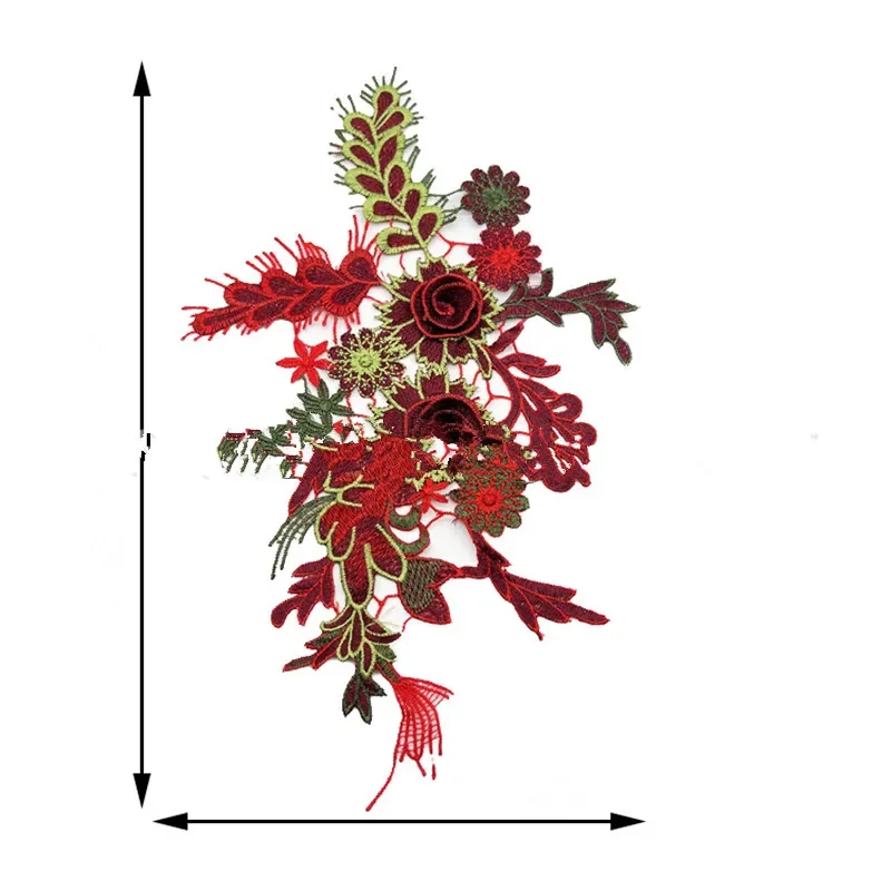 Аксессуары для шитья ткани с 3D цветами принадлежности украшения ремесло