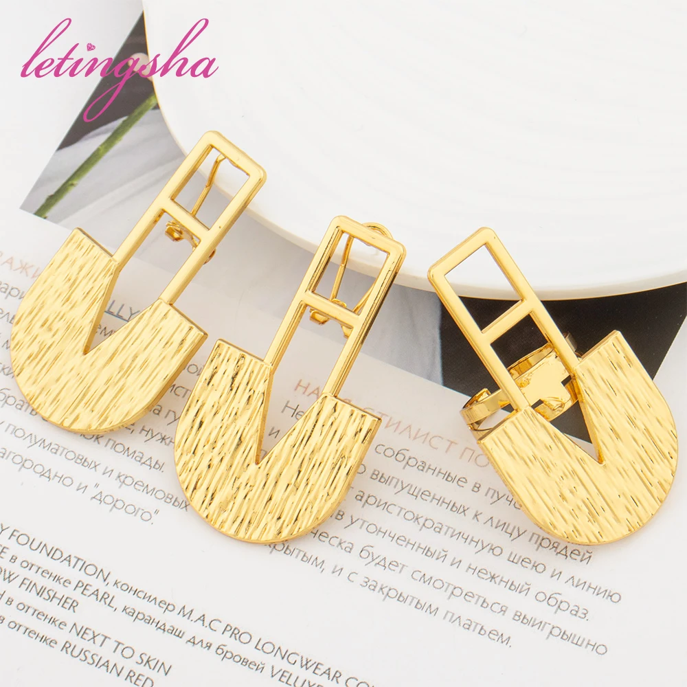 Роскошное искусственное Африканское позолоченное 18 карат ювелирное изделие из