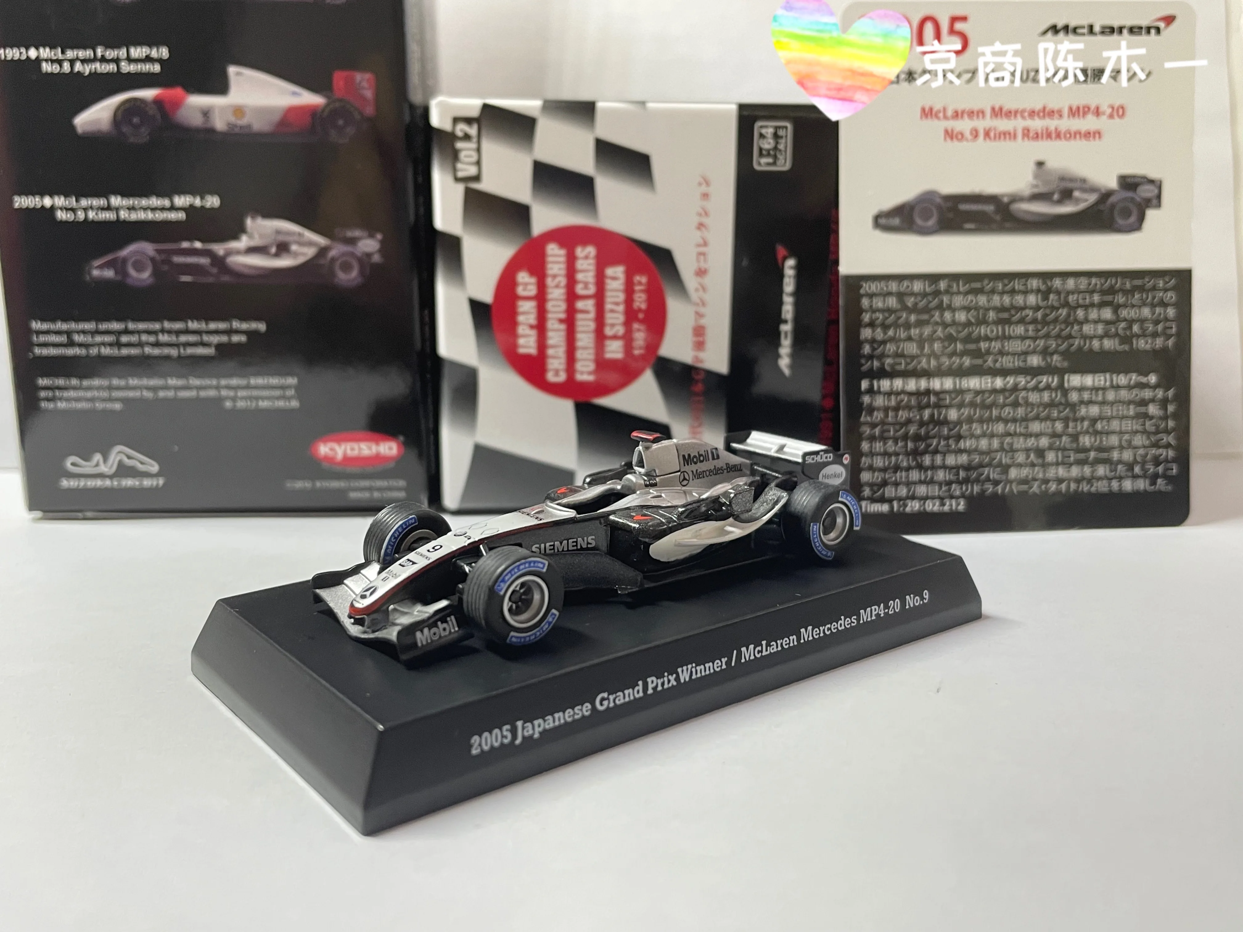 

Коллекция лимитированных моделей украшений kyosho McLaren F1 MP4-20 1/64 #9 #10 2005