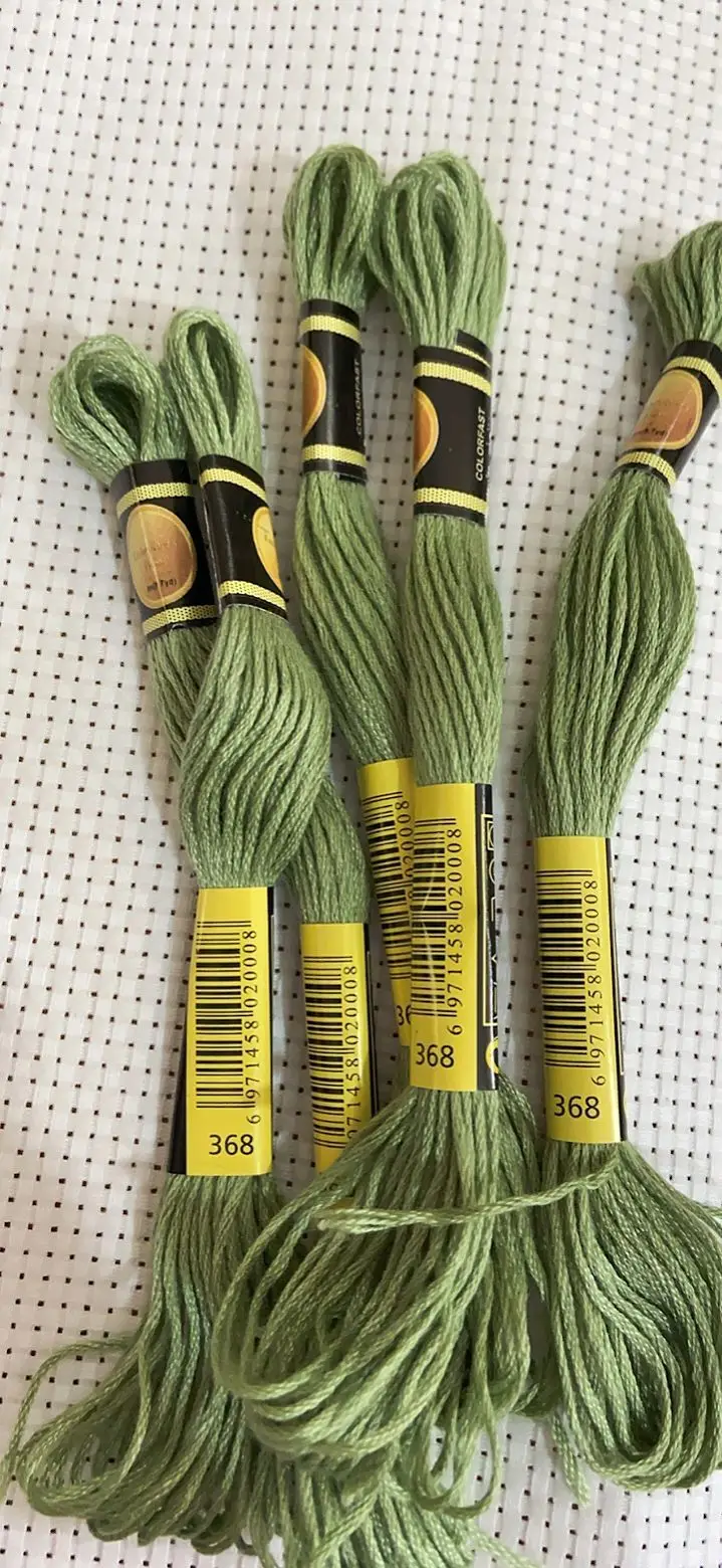 10 шт./лот набор ниток для вышивки крестиком нить вышивания начинающих DIY 8 м моток