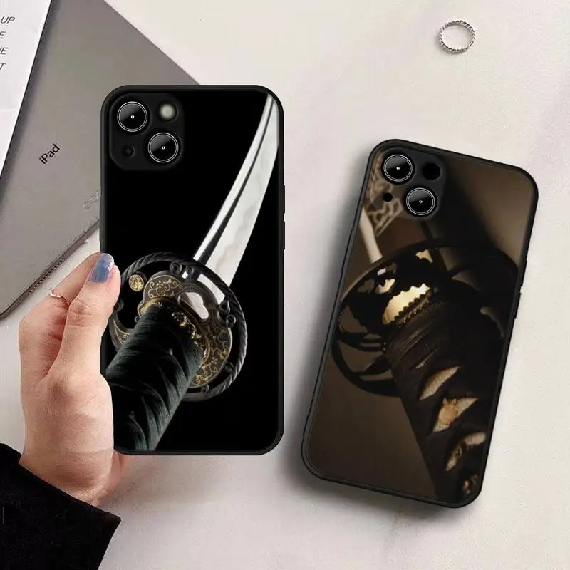 

Katana Phone Case For iphone14 13 Promax 11 12 13 Pro Max mini X XR XS MAX 7 8 plus 6s plus 2020 se phone case