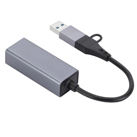 USB-хаб USB Type-C с сетевым портом RJ45