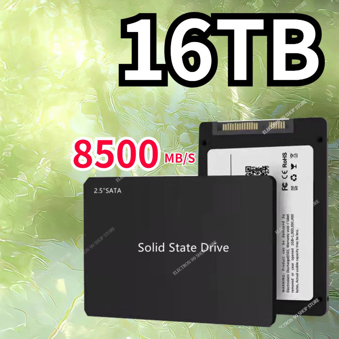 

2023 New 16TB 2TB Original High-speed Solid State Drive SSD 2.5 Inch Storage Capacity Expander for Notebook Desktop Hard Drive