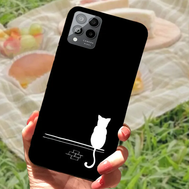 Для T-Mobile REVVL 6x Pro 5G Tphone мраморные черные силиконовые мягкие чехлы с рисунком для