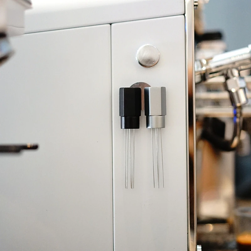 Stainless Steel Coffee Tamper Needle Magnetic Suction Powder Dispenser Stirring Agglomeration Aid