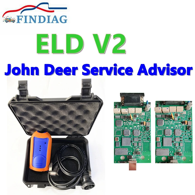 

Remote Install Hardware Full Set SDDV5.3 V5.2 Engine Service ADVISOR JOHN DEER EDL V2 EDLSCAN Electronic Data Link Diagnostic