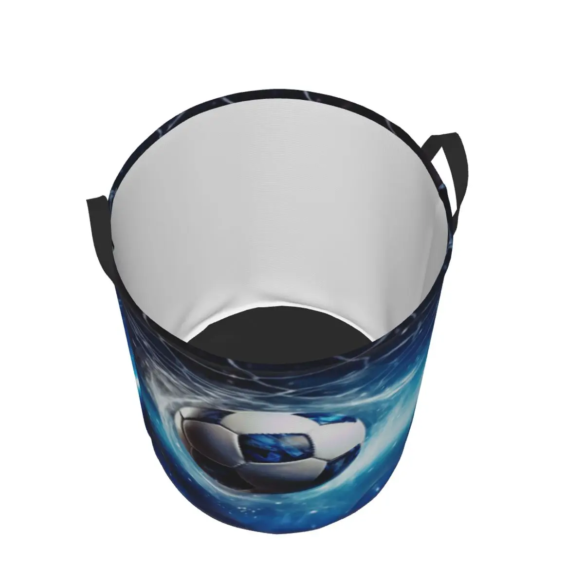 Складная корзина для грязной одежды футбольный мяч с сеткой хранения детей и