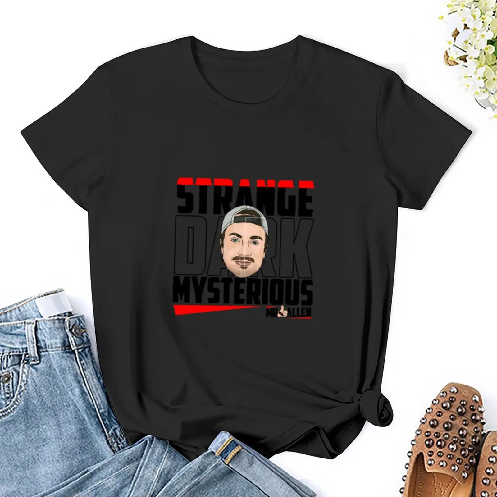 MrBallen Merch Mr Ballen странная темная таинственная футболка funnys спортивные Поклонники
