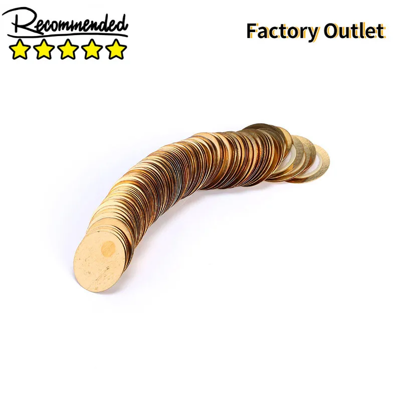 

100 шт., медные пьезодисковые колонки 27 мм, 0,33 мм