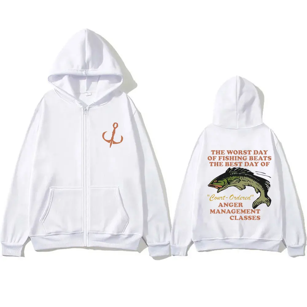Художественный день рыбалки Beats The Best Day Fish Забавная графическая толстовка на