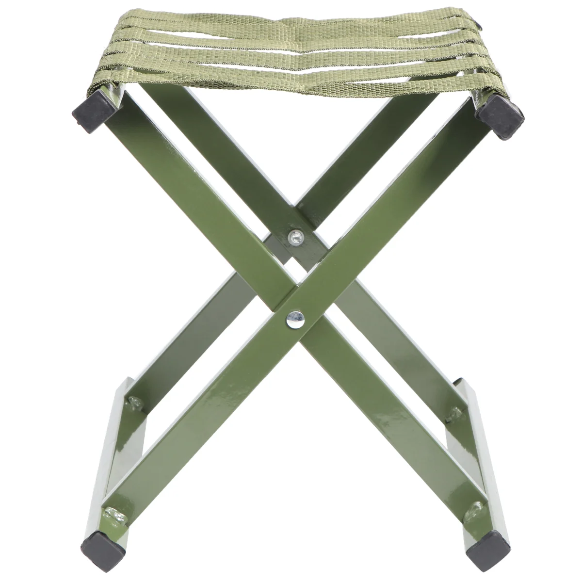 

Outdoor Foldable Stool Portable Convenient Aluminium Alloy Simple Stool for Camping (Green)