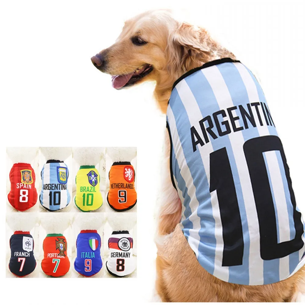 

XS-6XL Summer Pet Dog Clothes Big Dog Vest T-Shirt For Golden Retriever Cool Mesh Cloth Large Size Pets Dogs Clothing Shirt