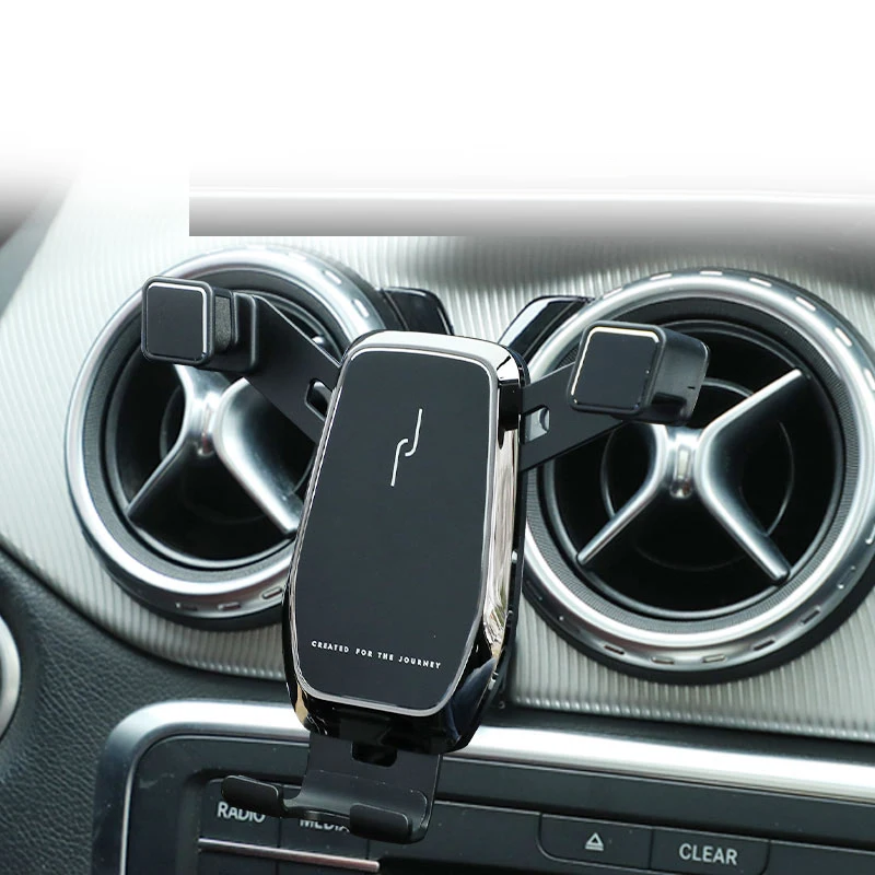 Car phone holder for Mercedes-Benz GLA 45 amg X156 CLA W117 C117 GLA200 GLA250 COUPE interior modified mobile phone bracket images - 6
