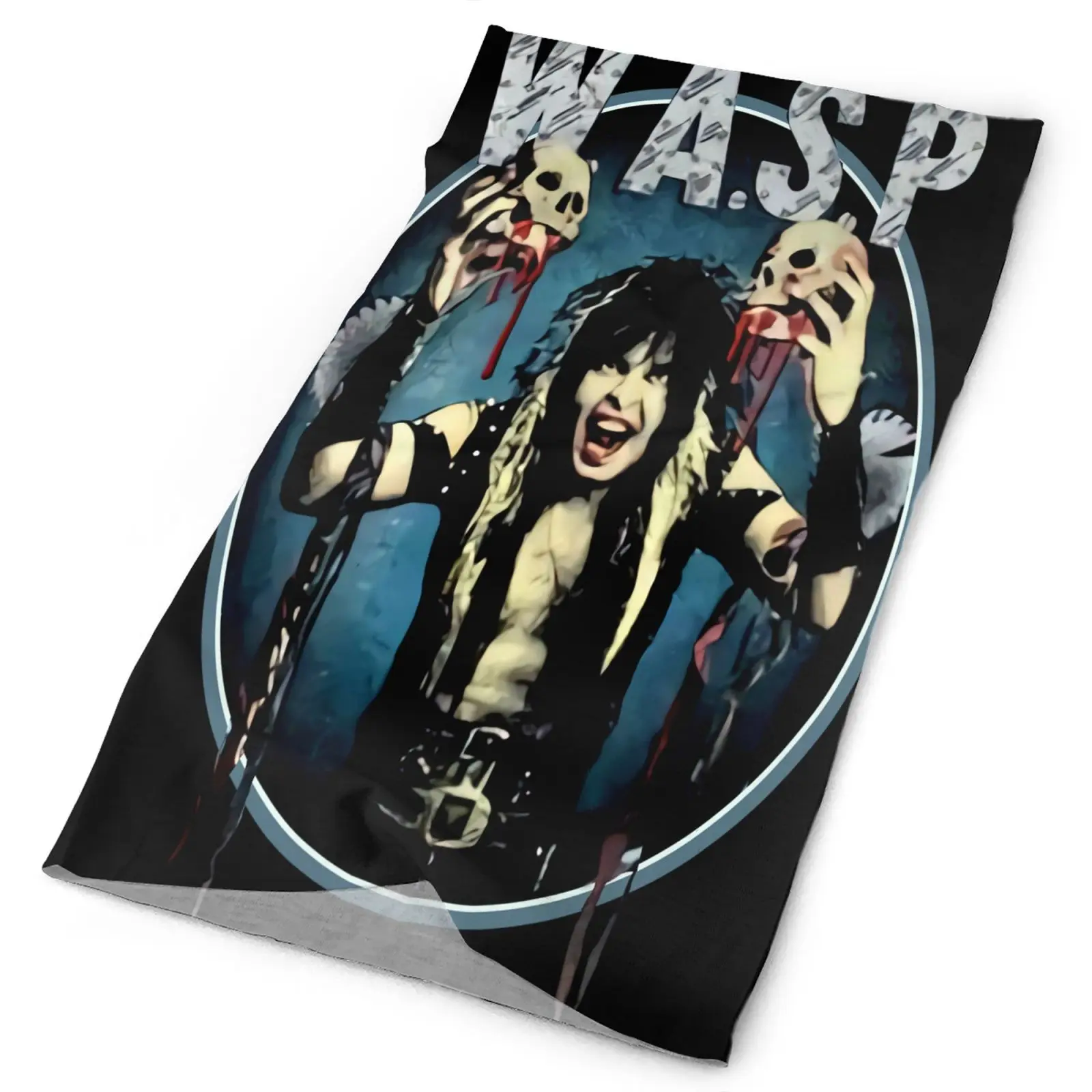 

Wasp Ie Lawless тяжелая металлическая витая Мужская бандана, маски, искусственная Лыжная Экипировка, Мужская футболка для шеи, лыжная маска