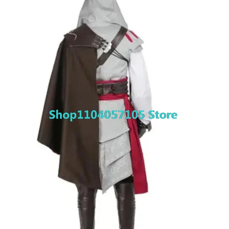 Hot Creed Cosplay Costume Ezio Assasin Connor Sweater Pants Coat Halloween Set For Man