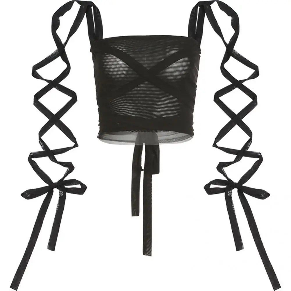 

Стильный женский жилет в стиле панк с открытым пупком