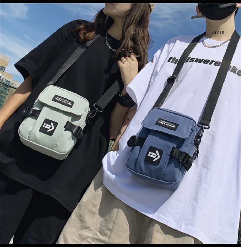 

Новая трендовая Мужская маленькая сумка через плечо, Женский кошелек, мини-мессенджер на плечо, модная Боковая Сумка для мужчин
