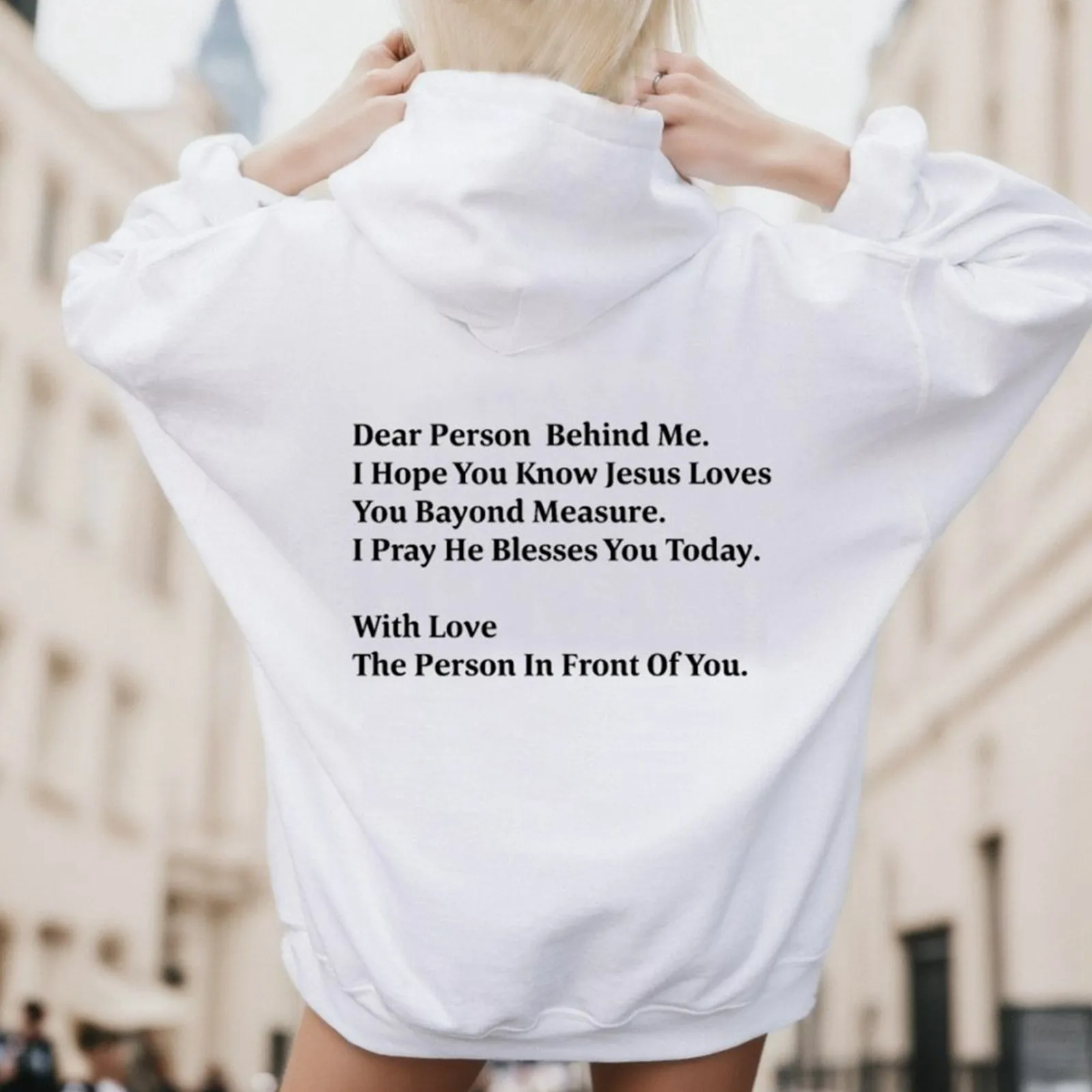 

Women'S Letter Print Fleece Sweatshirt Drawstring Pocket Hooded Hoodie Casual Streetwear Pullover Pink White Black Sudadera