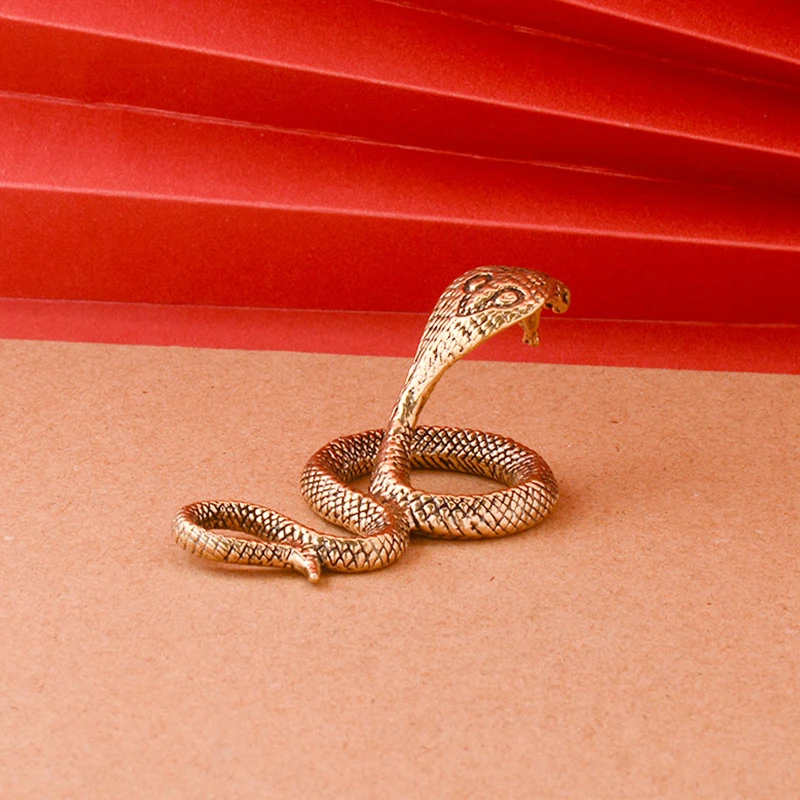 Украшения из чистой меди фигурка змеи креативное украшение для рабочего стола