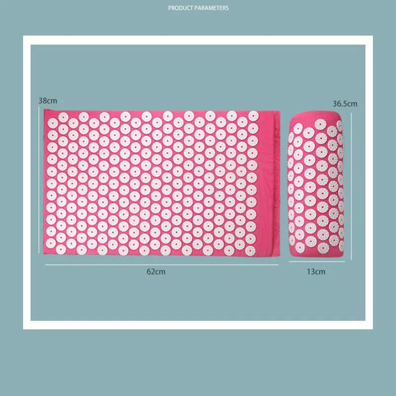 Набор ковриков для акупунктуры йоги коврик подушка акупрессуры