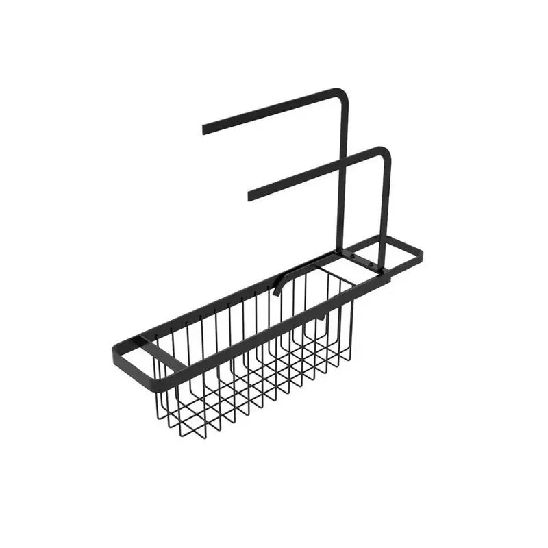 

Home Kitchen Racks Telescopic Sink Rack Sponge Soap Tray Holder Dish Cloth Organizer Desktop Bathroom Sink Shelf