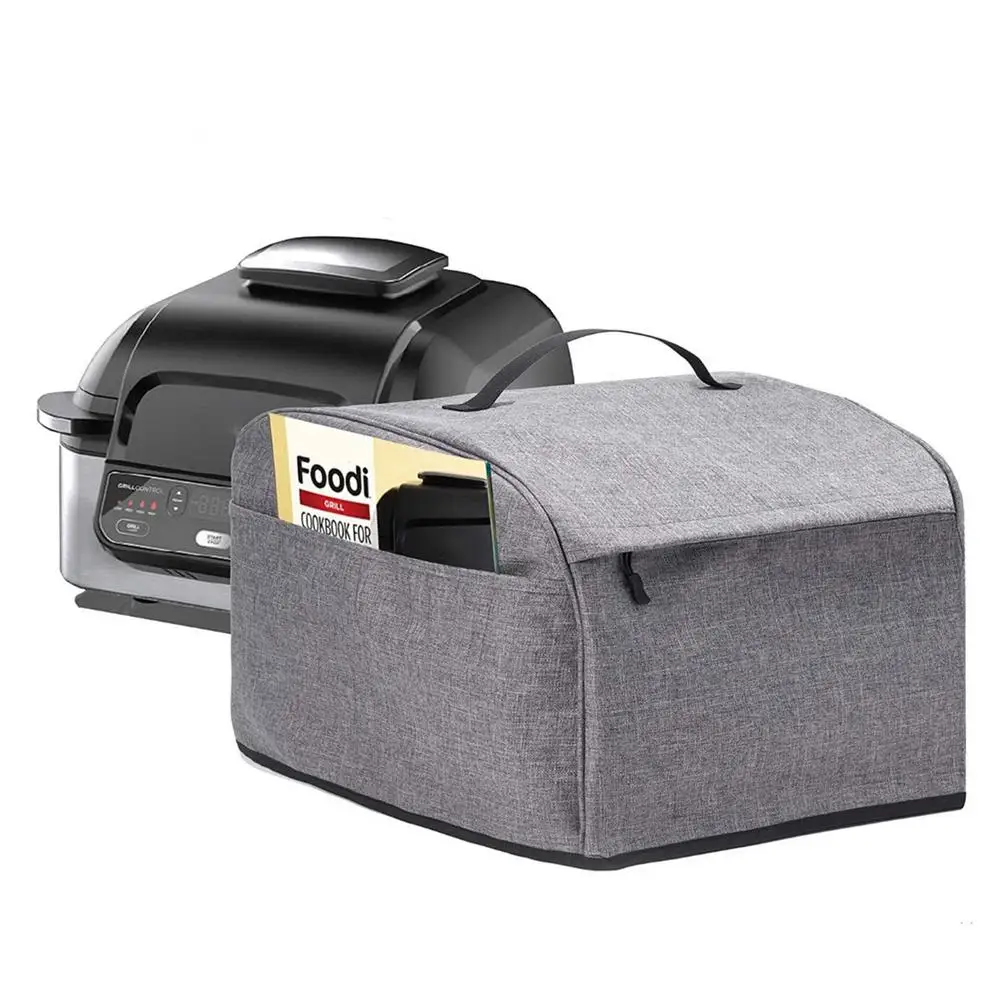 Barbecue Grill Dust Cover Grill Box Cove 600D Oxford Cloth with Pockets Waterproof Dirt-proof Protector Home Organizer Storage