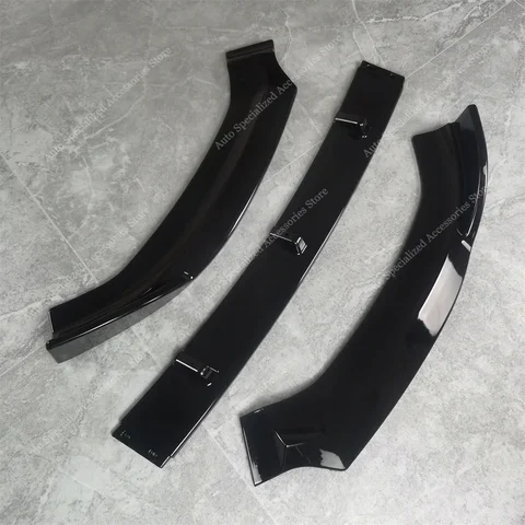 Для Audi S3 8V глянцевый черный передний бампер разветвитель спойлера диффузор S3 A3 TFSI TDI S-Line 2017-2020 комплекты для тюнинга лица