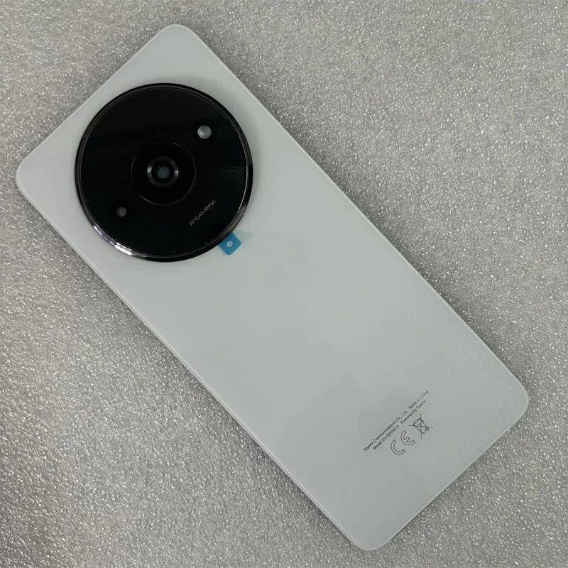 Фото Задняя стеклянная крышка аккумуляторного отсека BANERYPAK для Xiaomi Redmi A3 23129RN51X A3X, задняя панель корпуса, запасные части с камерой №5