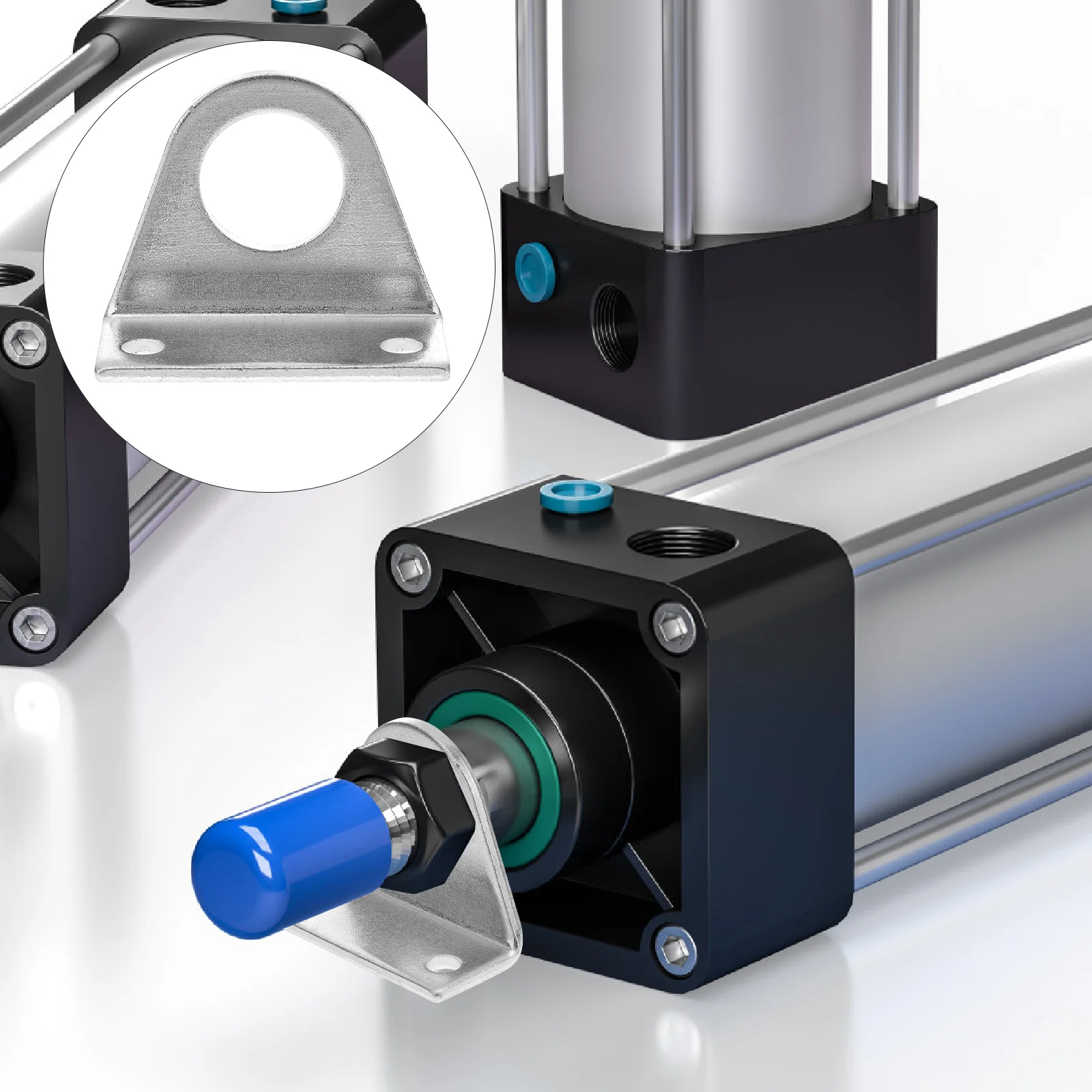 3 пары стержней цилиндра U-образный кронштейн для отверстия мини-зажим