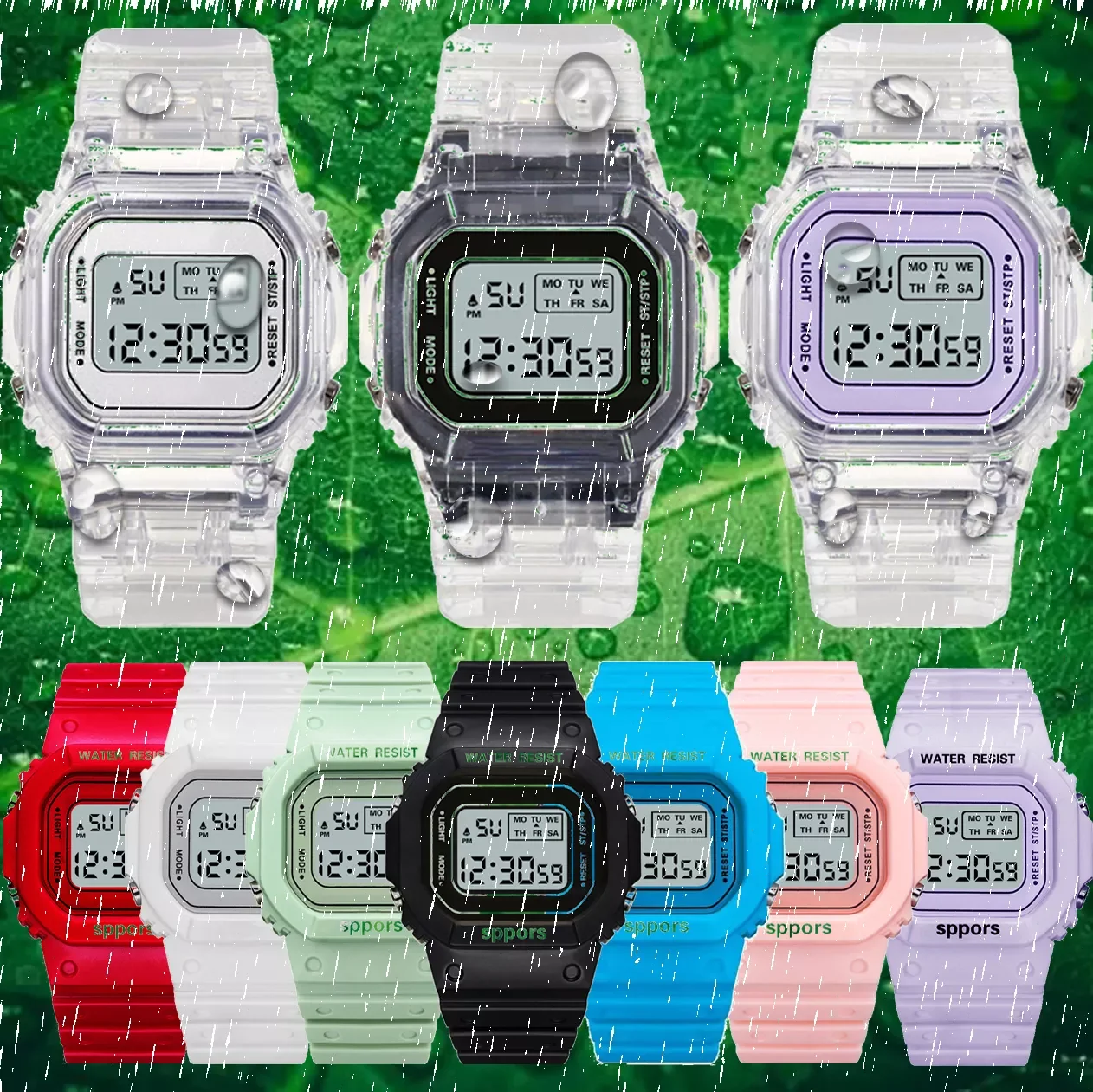 Digital Watch Square Women Watches Sports Electronic Wrist Clock Watch Reloj Mujer Clocks Dropshipping