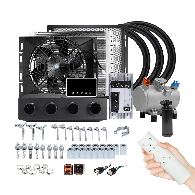 12v 24v For Car Van Street Rod Hot Classic A/c Conditioner