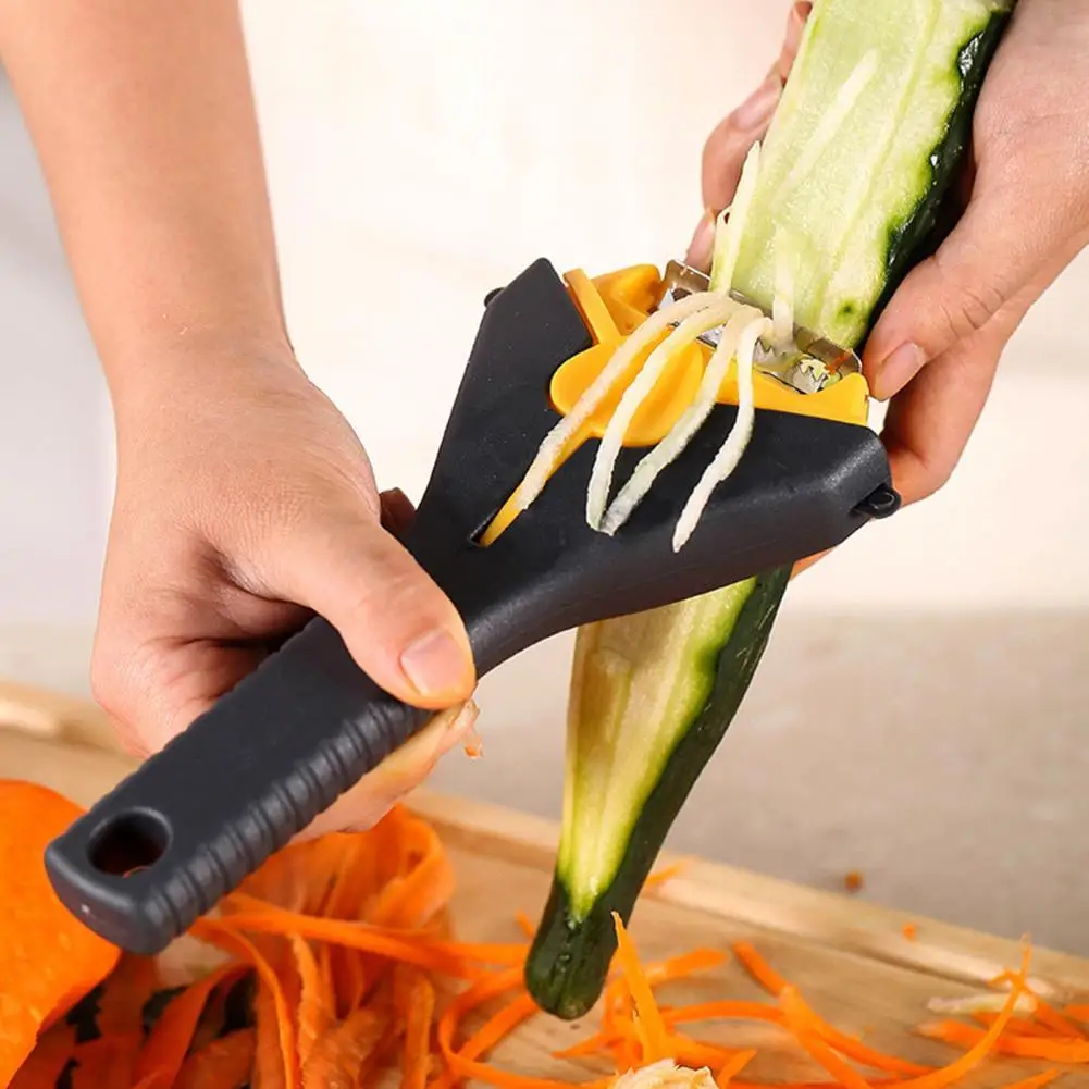 

Multifunctional Vegetable Shredder Anti-deformed ABS Comfortable Grip 3-in-1 Vegetable Chopper Household Supplies