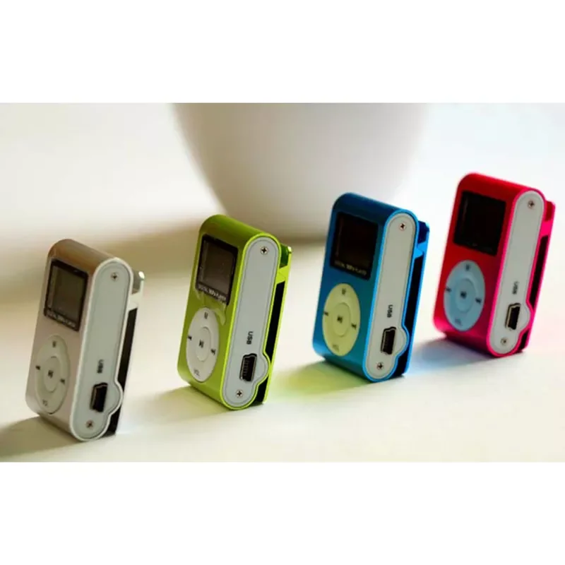 

Mini USB MP3 Player LCD Screen Support 32GB Micro SD TF Card Radio Portable Old Style MP3 Players With Clip