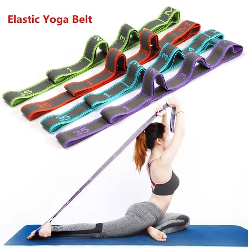 

Professional Gymnastics Adult Girl Latin Training Bands Pilates Yoga Stretch Resistance Bands Fitness Elastic Tension Band Sport