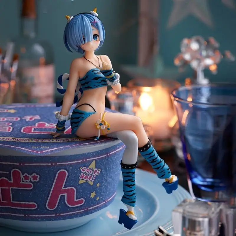 Re:Zero Rem & Ram Oni Костюмная пробка для лапши — Коллекционная аниме-фигурка, украшение для настольногоПК и идеальный подарок для фанатов (art.: 3920d44d8ea74) - 3920d44d8ea74