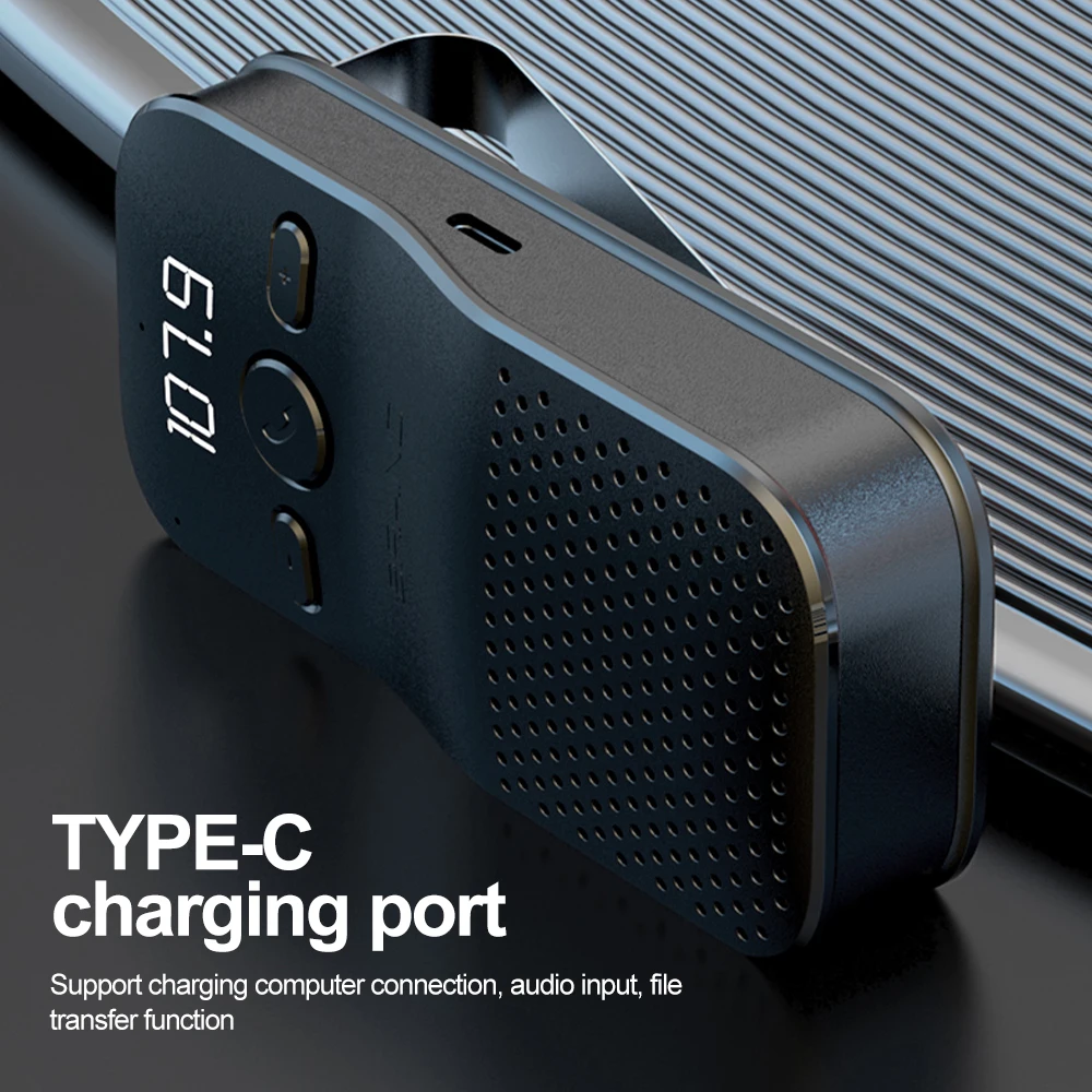 Bluetooth 5 4 Динамик Громкая связь Автомобильный комплект FM-трансмиссия