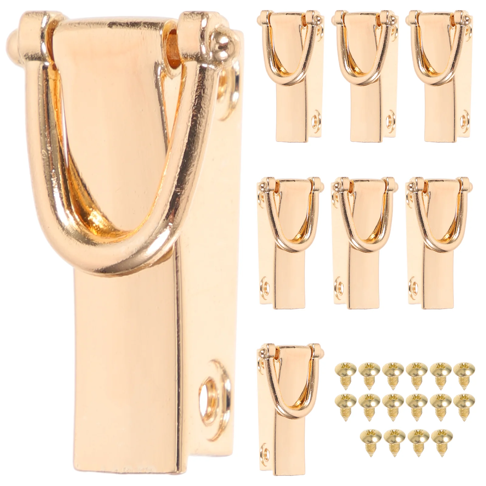 

8 Pcs Pet Suppliesarts & Crafts D Ring Buckle Swivel Clasp Snap Hook 3X0.8cm Golden Zinc Alloy Buckles Rings Sewing