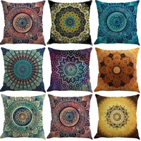 classic bohemian geometric square pillowcase living room throw pillow case 45x45cm decorative pillowslip bedclothes