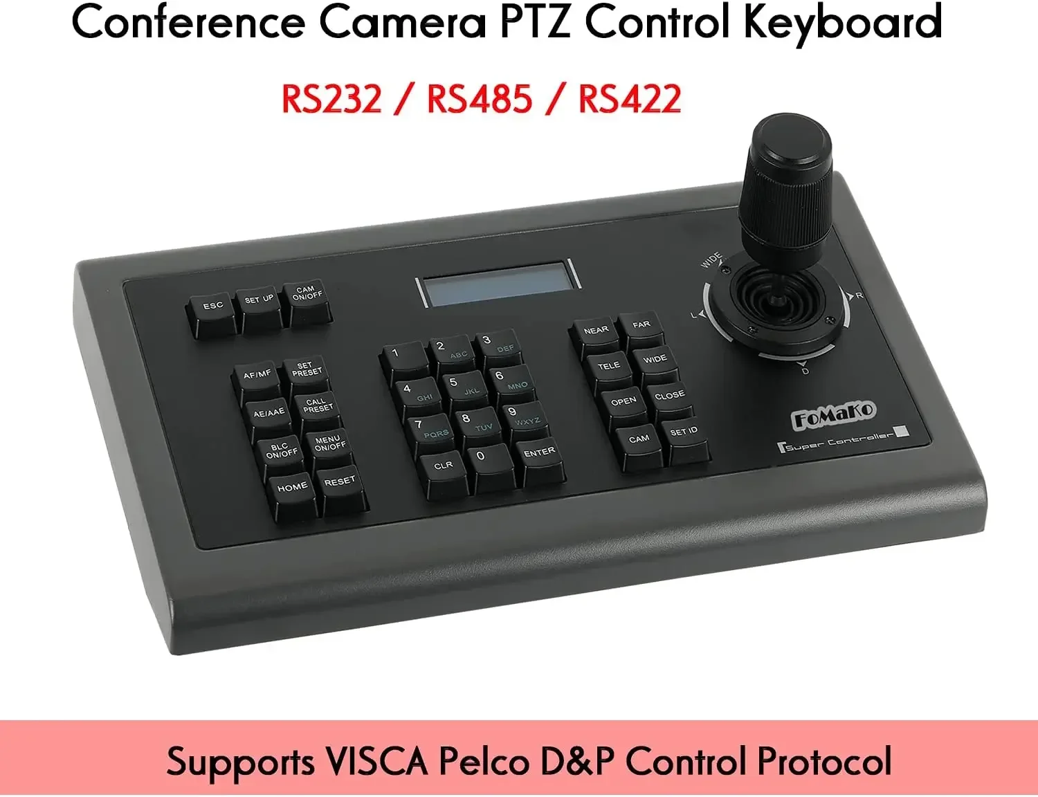 PTZ-контроллер Cyber Monday Sale с 3D-джойстиком и поддержкой профессионального