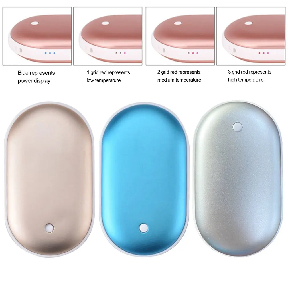 Winter Mini Hand Warmer Heating Pad USB Rechargeable Handheld Warmer Heater Pocket Mini Cartoon Electric Heater Warmer 2000mAh