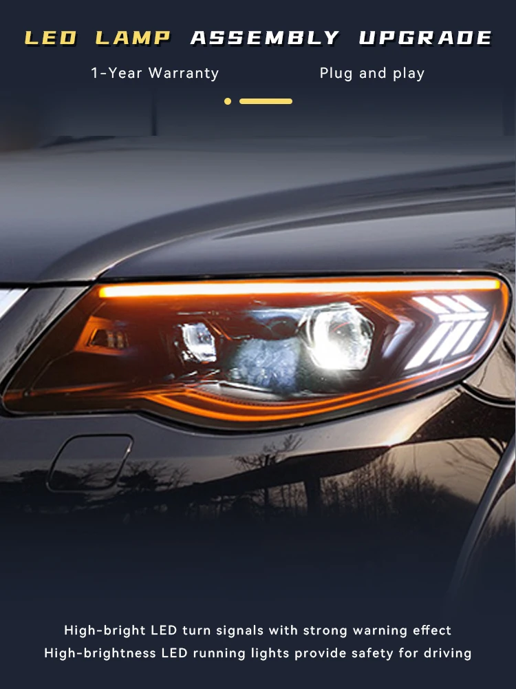 Фонарь передний для VW Volkswagen Touareg 2007-2010